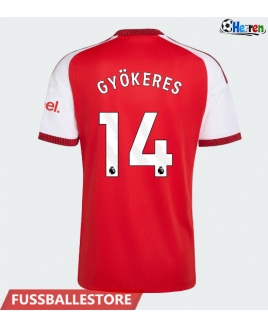Günstige Arsenal Viktor Gyokeres #14 Heimtrikot 2026-27 Kurzarm